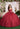 Quinceniera Dresses Long Glitter Ball Gown Corset Quinceanera Dress Ruby