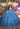 Quinceniera Dresses Glitter Long Ball Gown Quinceanera Dress Azure