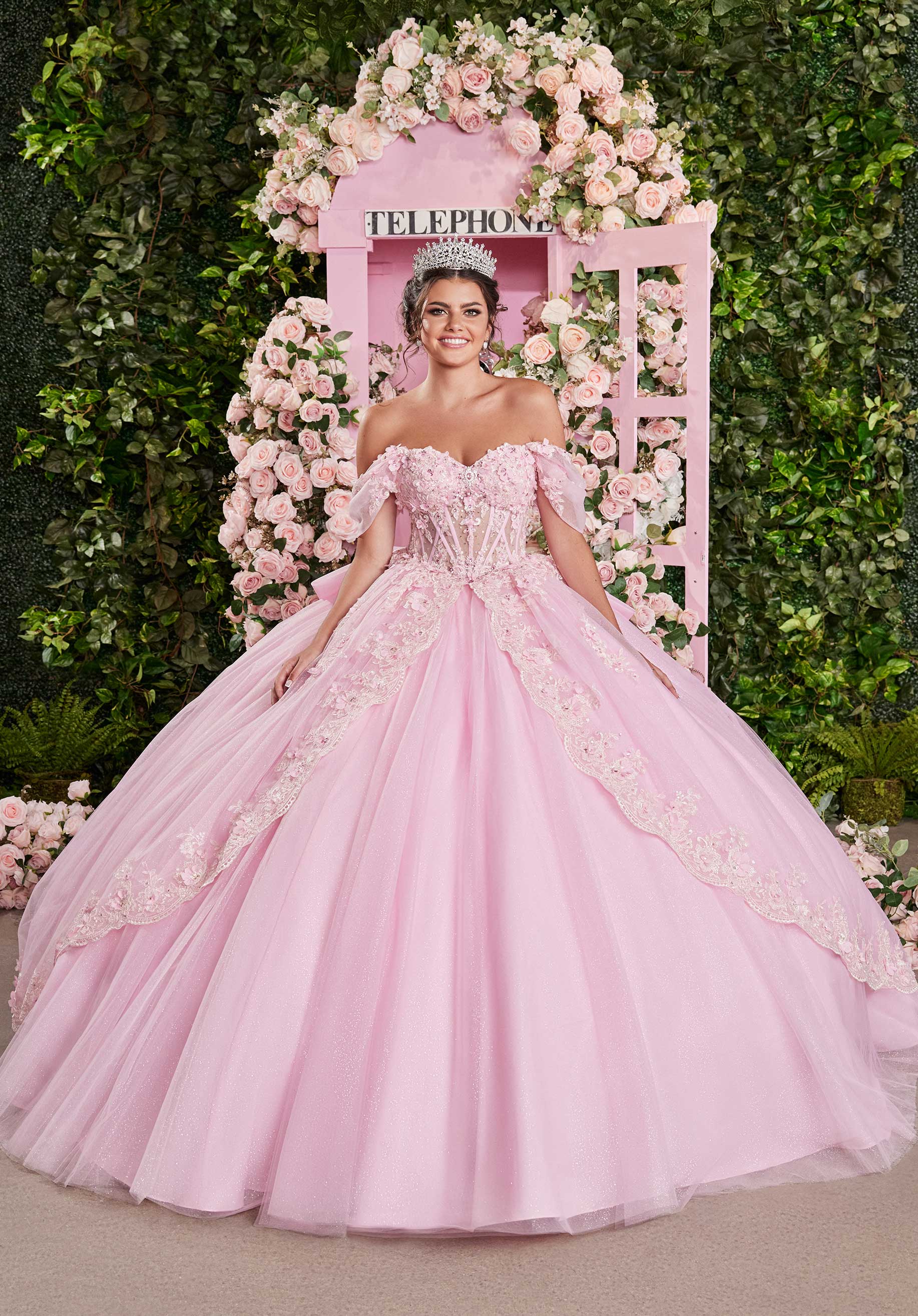 pink quinseera dresses Morilee 89404 Quinceaera Dress