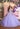 Quinceniera Dresses Glitter Pleated Long Quinceañera Dress Lilac/Silver
