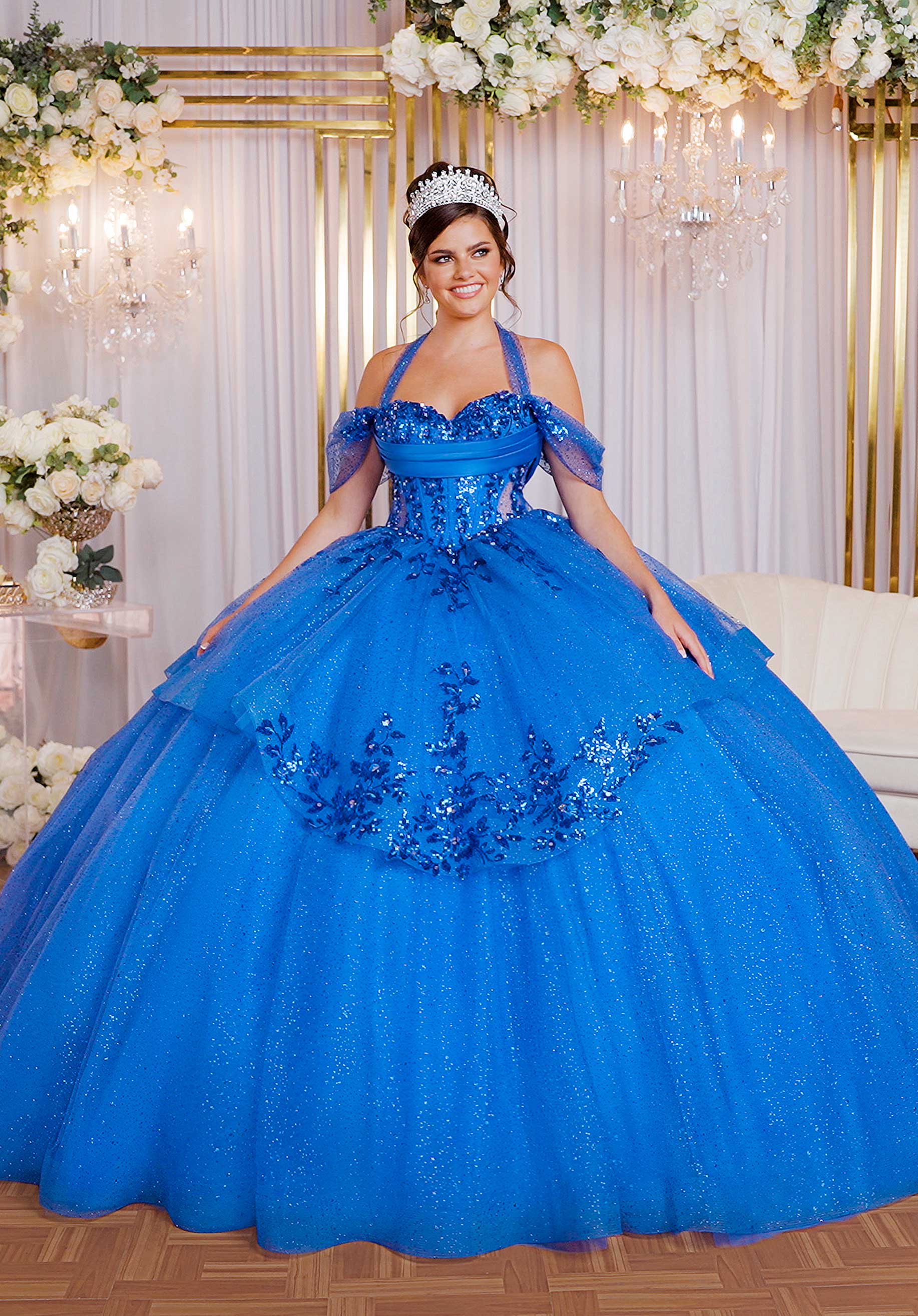 Quinceniera Dresses Quinceanera Dress Long Corset Tiered Ball Gown Regal Royal