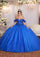 Quinceniera Dresses Quinceañera Dress Long Glitter Corset Ball Gown Regal Royal