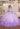 Quinceniera Dresses Long Sweet 16 3D Floral Quinceanera Dress Pansy Purple