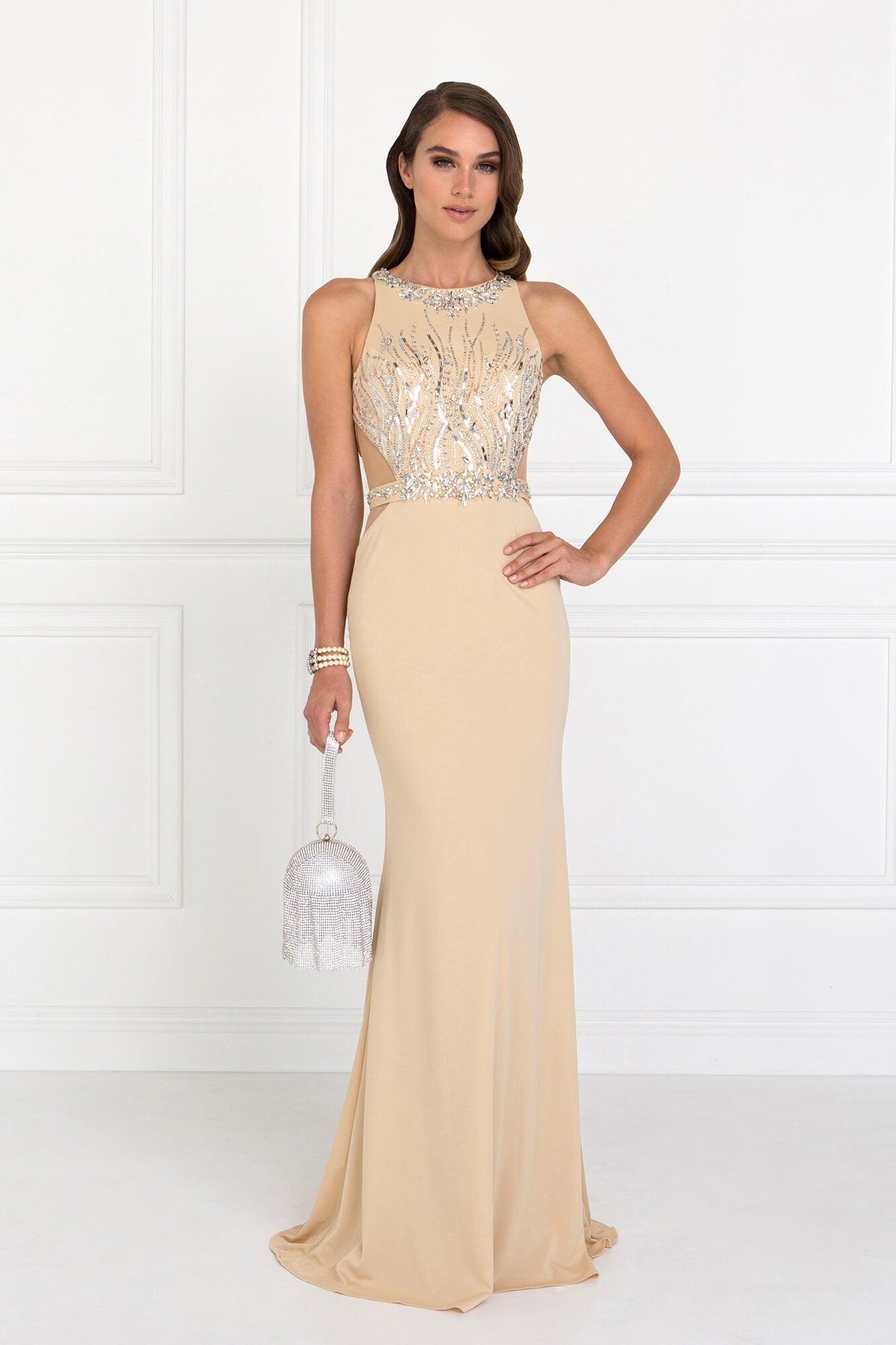 Prom Beaded Formal Dress Trumpet Gown Sale
