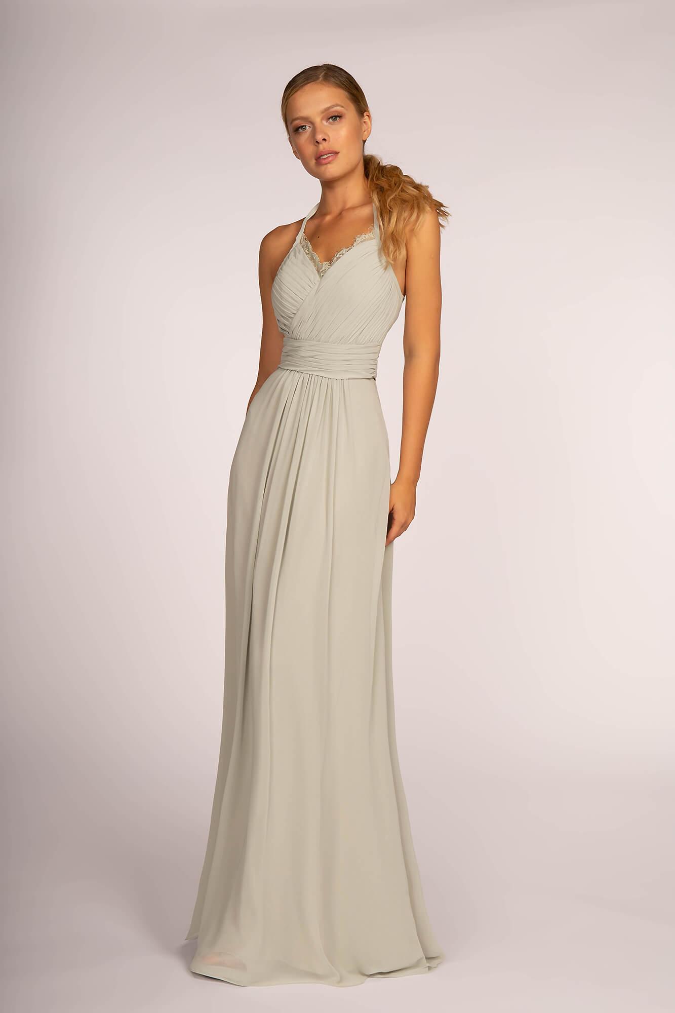 Prom Bridesmaid Chiffon Long Formal Dress - The Dress Outlet Elizabeth K