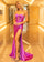 Prom Dresses Long Formal Fitted Slit Prom Dress Violet