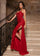 Prom Dresses Long Evening Gown Fitted Beaded Formal Prom Dress Red