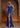 Prom Dresses Long Fitted Front Slit Formal Prom Dress Royal