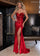 Prom Dresses Prom Long Fitted Mirror Beaded Formal Dress Red