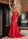 Prom Dresses Long Fitted Prom Formal Evening Dress Red