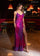 Prom Dresses Long Slit Formal Prom Beaded Dress Fushia Purple
