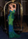 Prom Dresses Fitted Long Formal Ombre Prom Dress Emerald Ombre