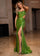 Prom Dresses Prom Fitted Long Sequin Slit Formal Dress Lime