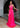 Prom Dresses Fitted Slit Long Formal Evening Prom Dress Hot Pink
