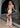 Prom Dresses Long Formal Beaded Fringe Slit Prom Dress  Champagne