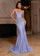Prom Dresses Long Glitter Mermaid Sequin Formal Prom Dress Cloud Blue