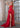 Prom Dresses Long Beaded Evening Gown Fitted Slit Formal Prom Dress Red Iridescent
