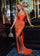 Prom Dresses Long Floral Formal Beaded Prom Dress Tangerine Multi