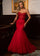 Prom Dresses  Long Mermaid Formal Glitter Prom Dress Red