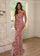Prom Dresses Long Beaded Formal V Neck Prom Dress Nude Multi
