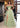 Prom Dresses Long Formal Glitter Layer Slit Prom Dress Sage