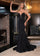Prom Dresses Long Fitted Glitter Formal Prom Dress Black