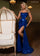 Prom Dresses Prom Fitted Long Sequin Slit Formal Dress Royal