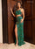 Prom Dresses Long Formal Beaded Two Piece Prom Dress Emerald