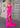 Prom Dresses Long Formal 3D Floral Applique Fitted Prom Dress Hot Pink