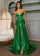 Prom Dresses A Line Long Formal Sequin Prom Dress Emerald