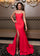 Prom Dresses Long Gown High Slit Formal Prom Dress Watermelon