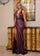 Prom Dresses Prom Beaded Long Formal Fitted Dress Black Fuchsia