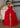 Prom Dresses Long 3D Floral A Line Formal Prom Dress Red