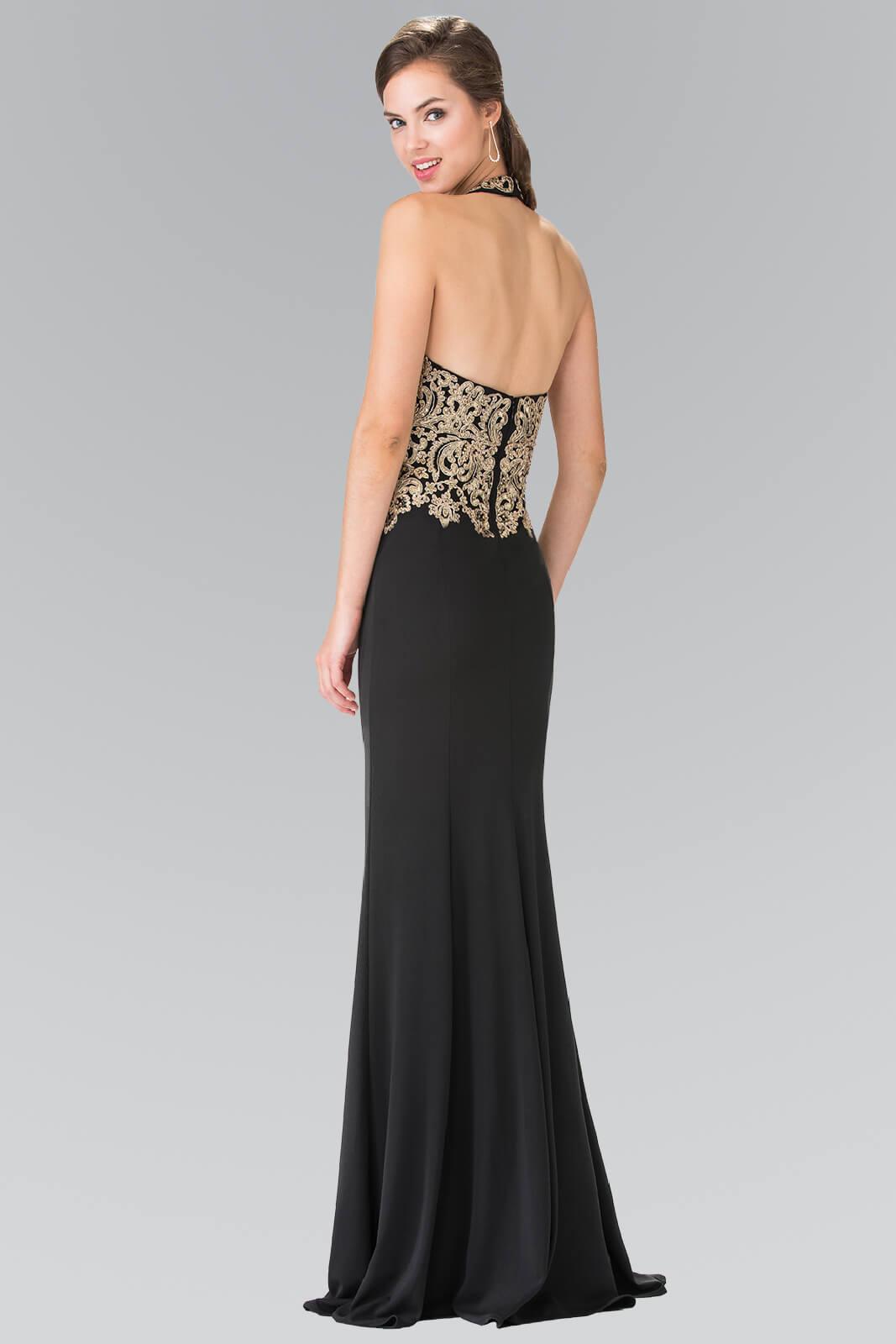 Prom Fitted Halter Neck Formal Dress Evening Gown