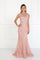 Prom Formal Evening Mermaid Long Lace Dress - The Dress Outlet Elizabeth K