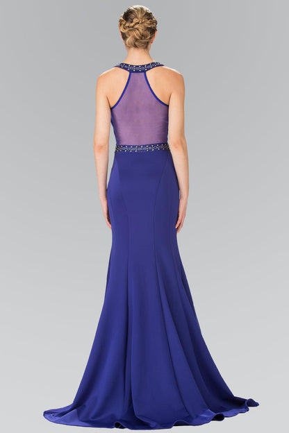 Prom Formal Halter Evening Long Dress - The Dress Outlet Elizabeth K