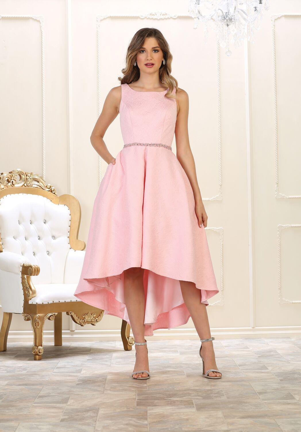 Prom High Low Formal Plus Size Dress - The Dress Outlet May Queen