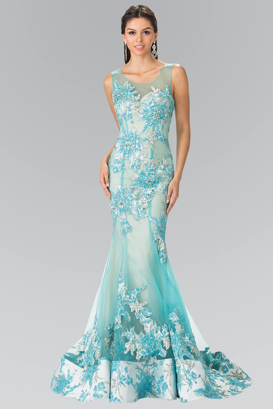 Prom Long Beaded Formal Evening Dress