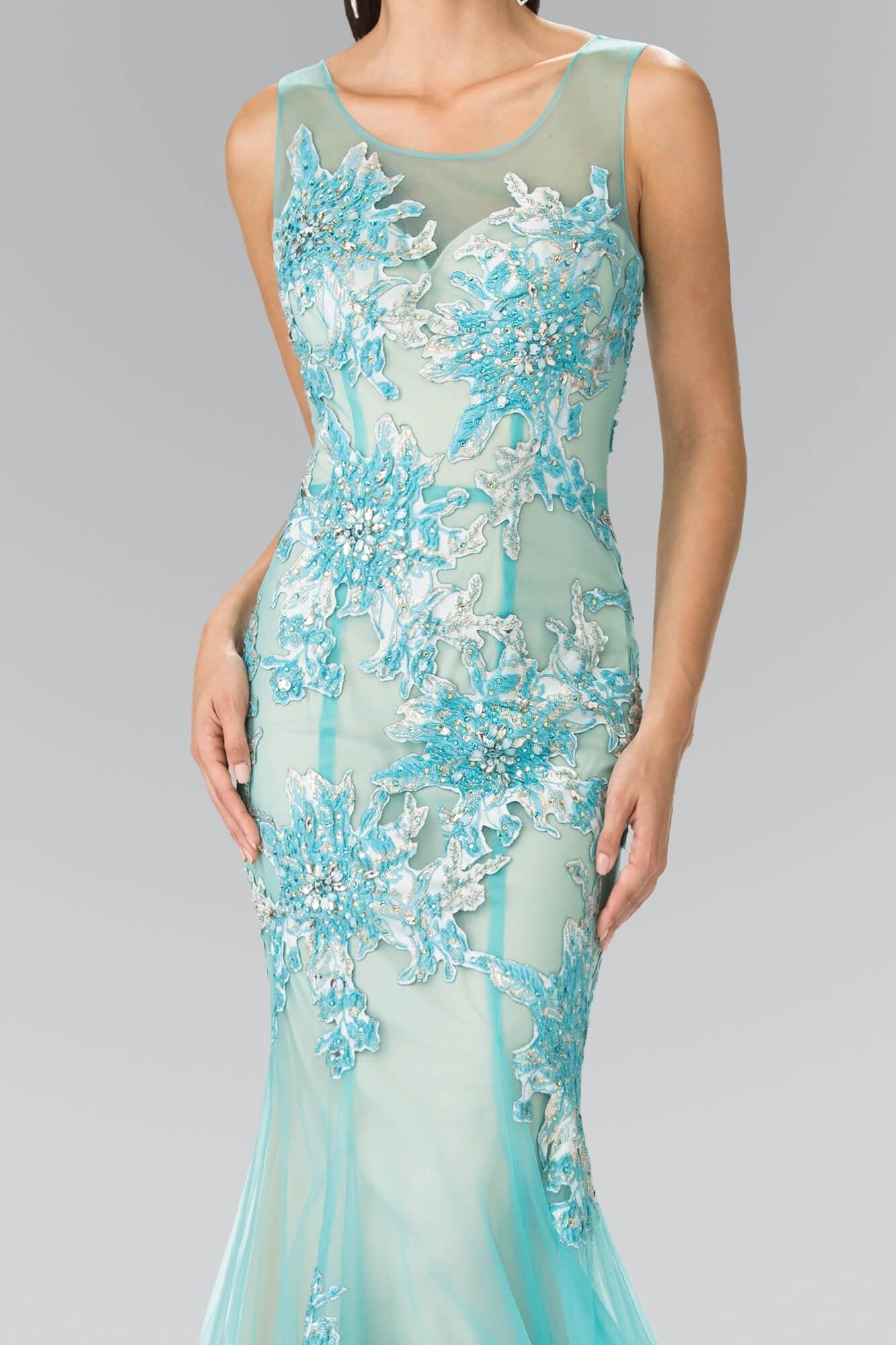 Prom Long Beaded Formal Evening Dress