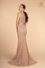 Prom Long Cap Sleeve Evening Formal Dress - The Dress Outlet Elizabeth K