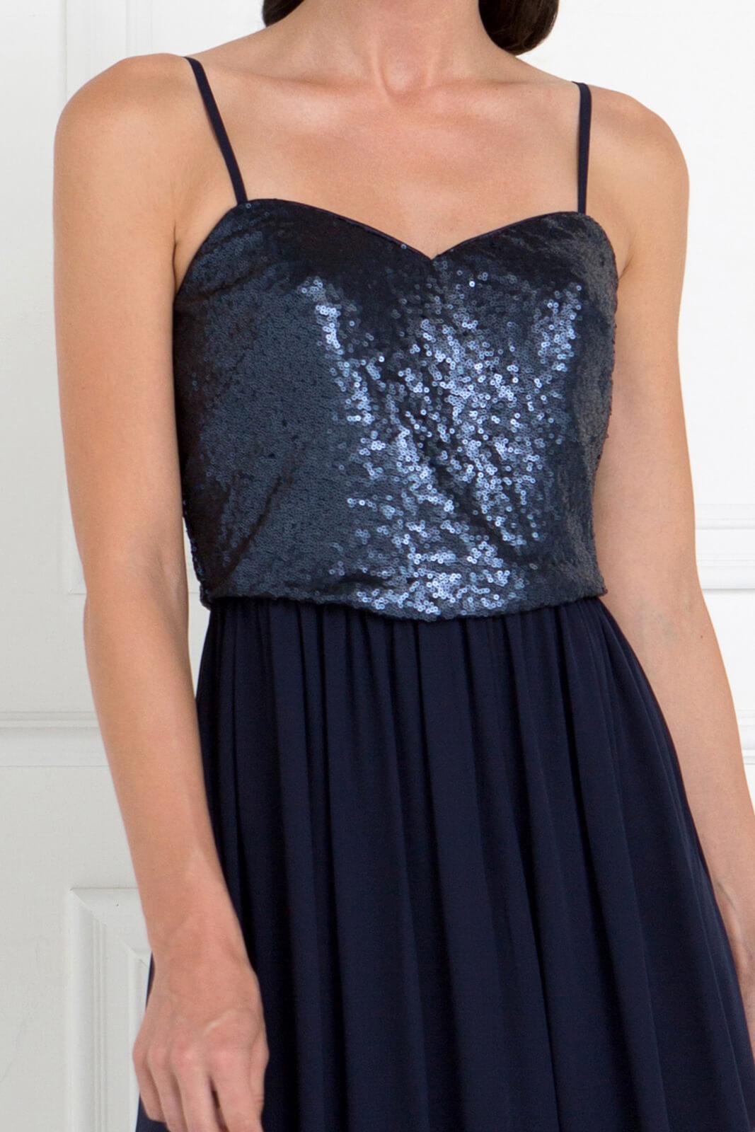Prom Long Chiffon Spaghetti Strap Evening Dress