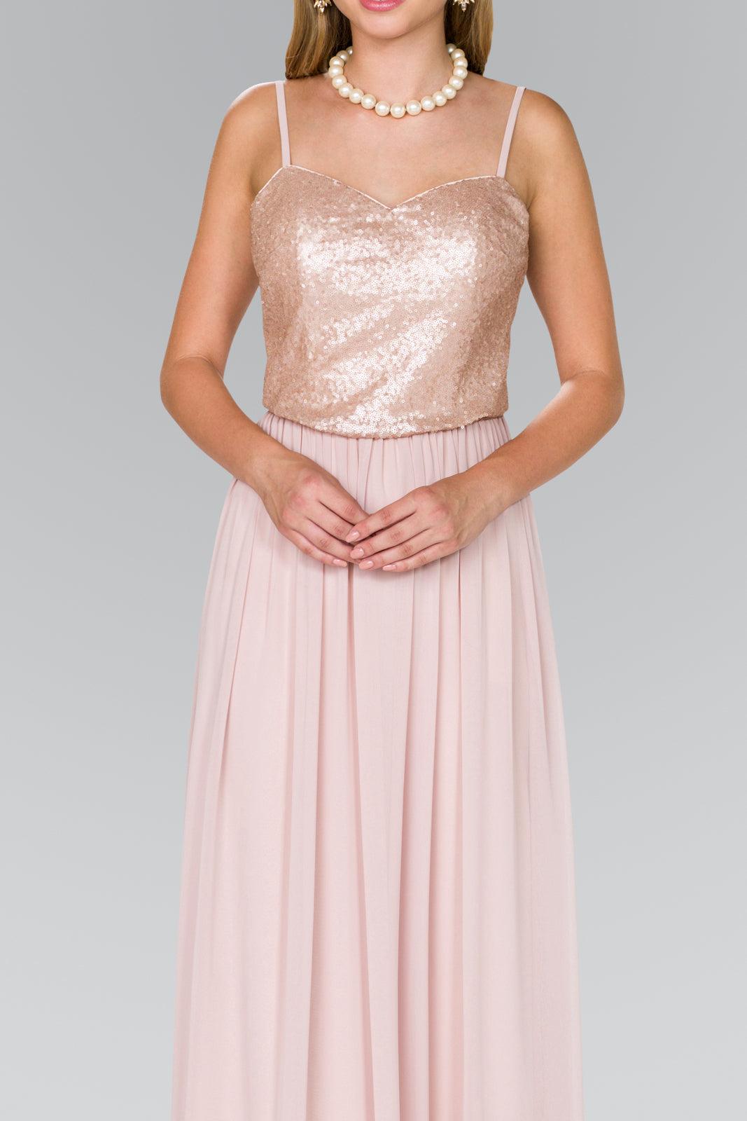 Prom Long Chiffon Spaghetti Strap Evening Dress