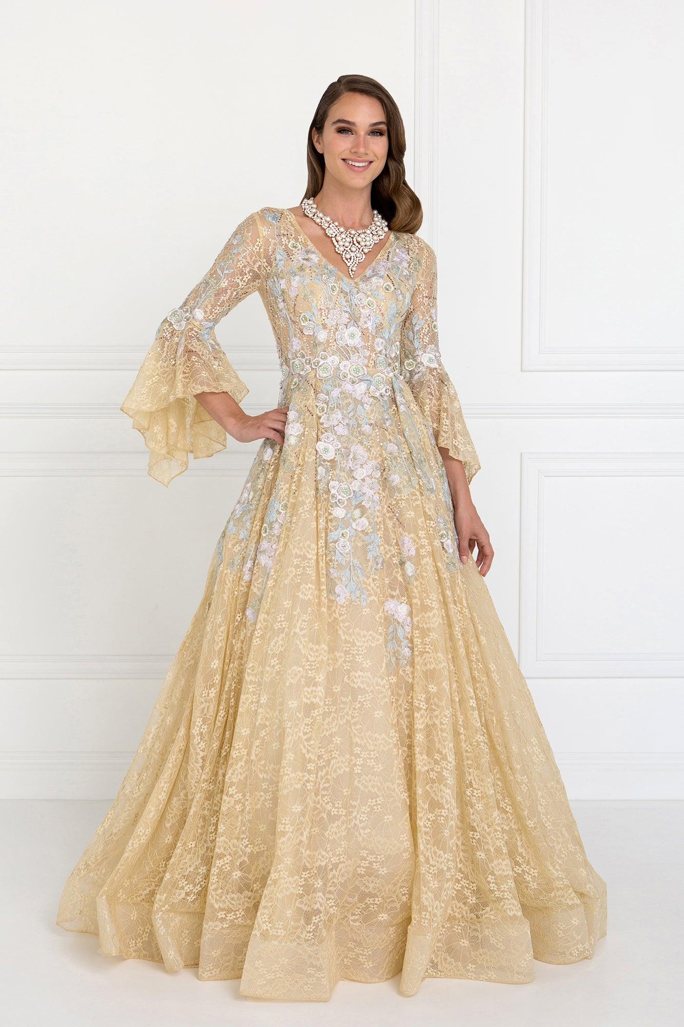 Prom Long Dress Formal Ball Gown - The Dress Outlet Elizabeth K