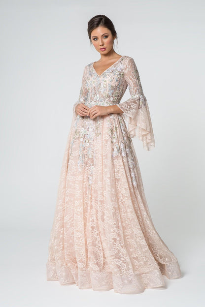 Prom Long Dress Formal Ball Gown - The Dress Outlet Elizabeth K