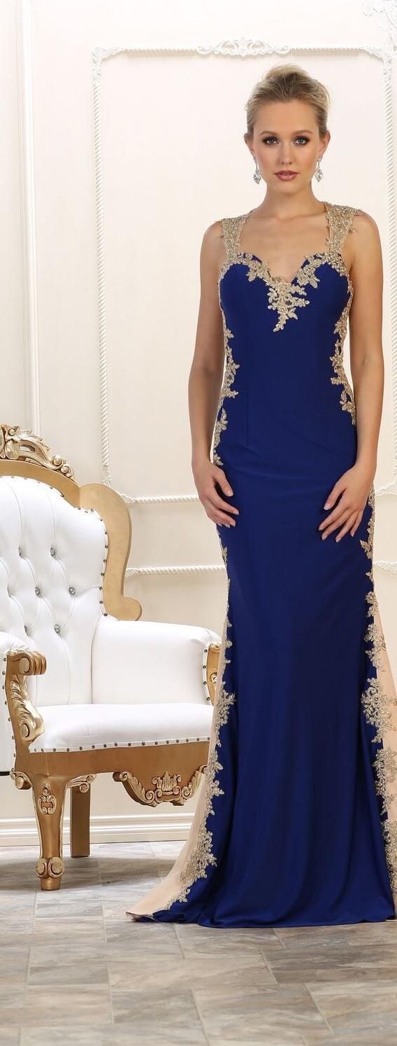 Prom Long Dress Formal Evening Gown - The Dress Outlet May Queen