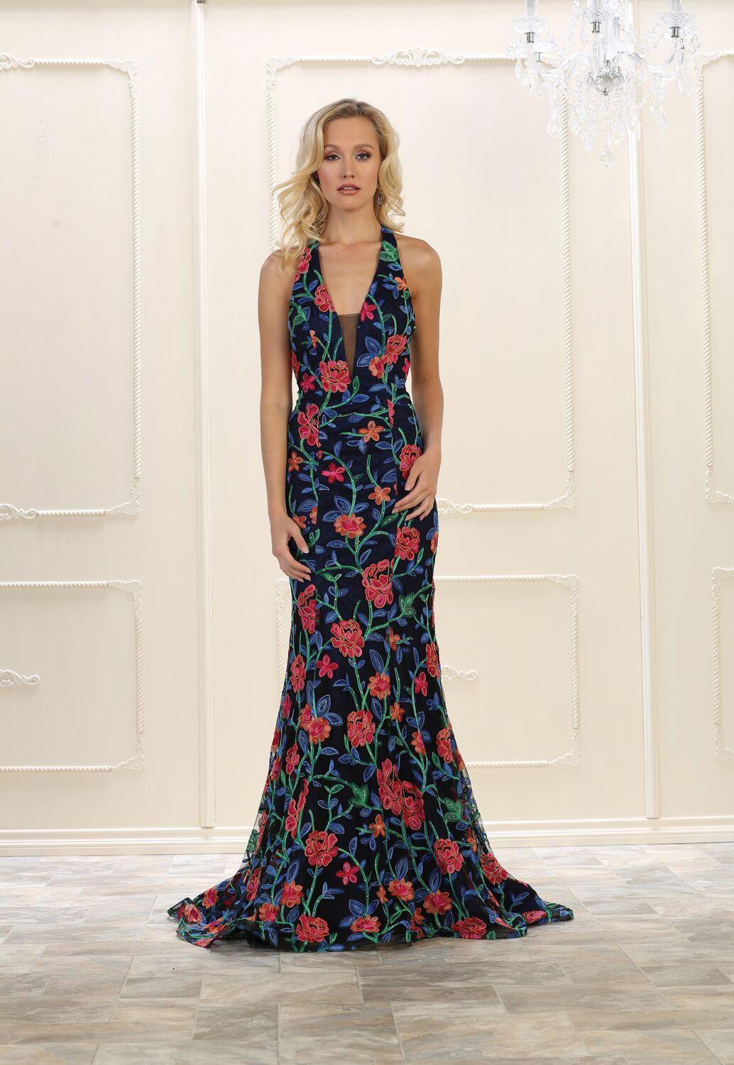 Prom Long Dress Formal Evening Gown - The Dress Outlet May Queen