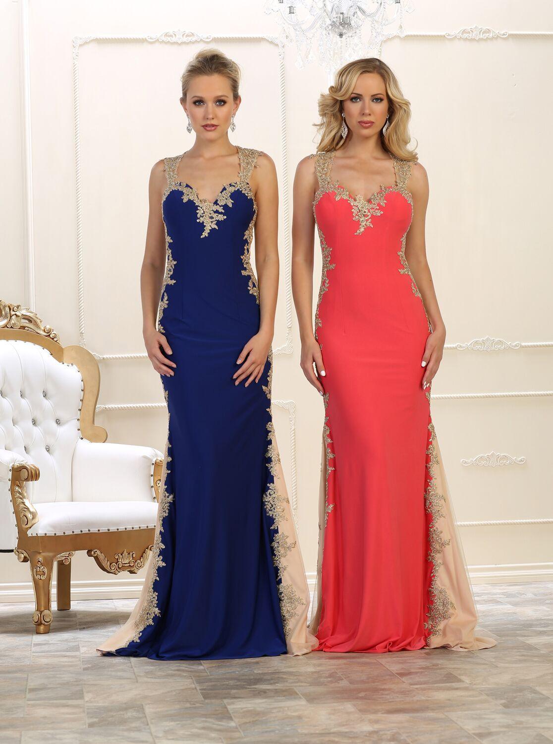 Prom Long Dress Formal Evening Gown - The Dress Outlet May Queen