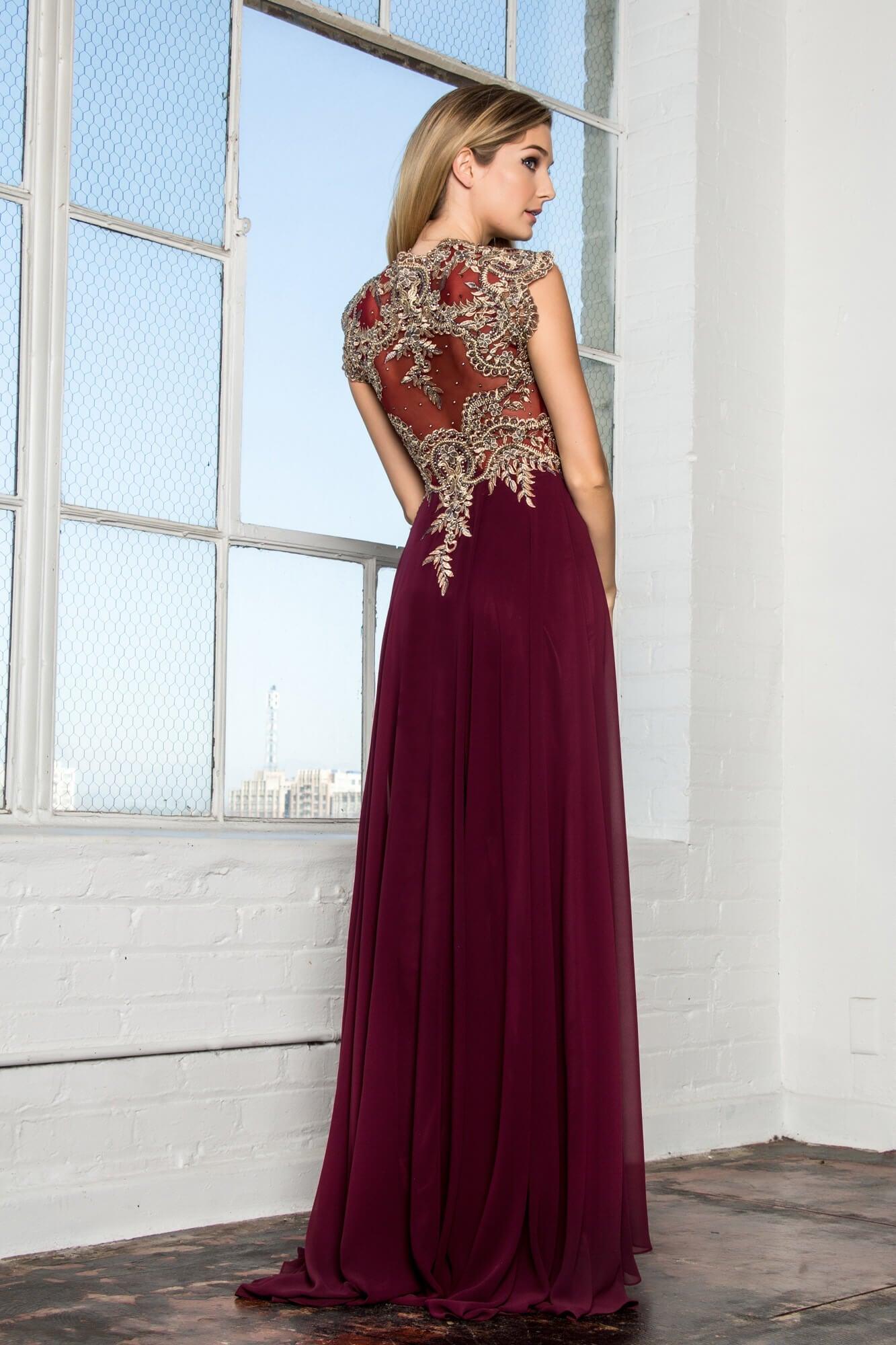 Champagne Prom Long Dress Formal Evening Gown for $273.99 – The Dress