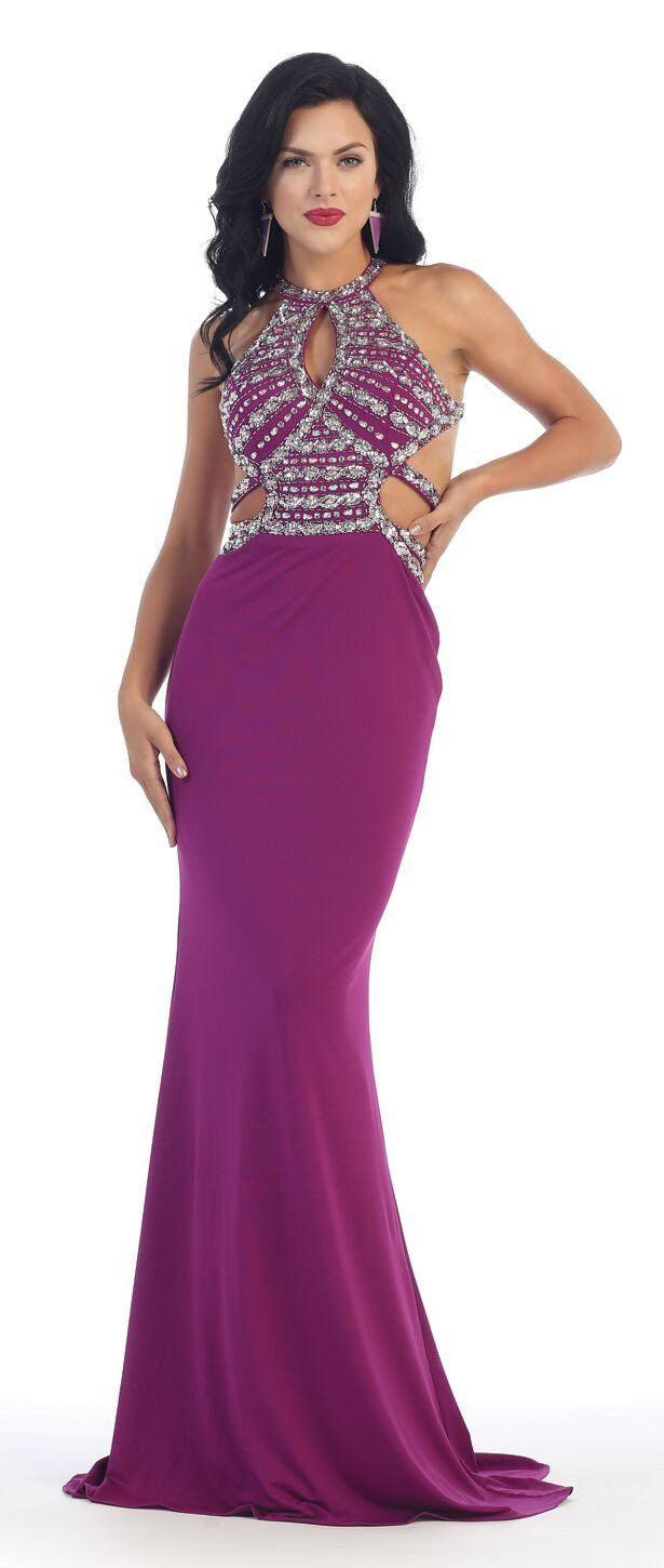 Prom Long Dress Formal Evening Gown Low Back - The Dress Outlet May Queen