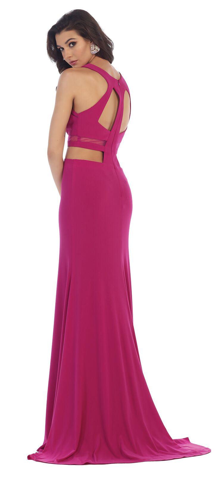 Prom Long Dress Formal Evening Party Bridesmaids Gown - The Dress Outlet May Queen